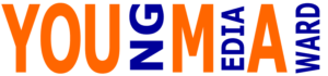YOUMA, der Young Media Award, Logo in orange blauer Schrift